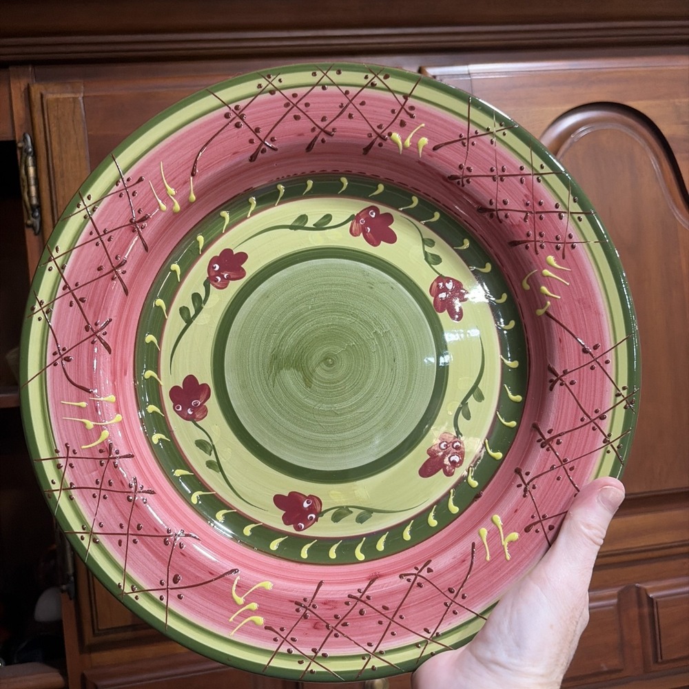 Fleuron Gabriella Romancing Provence Collection 9" Round Dinner Lunch Plate